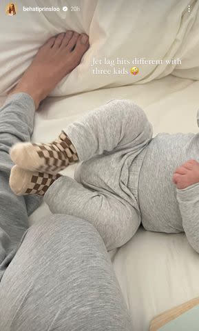 <p>Behati Prinsloo/Instagram</p> Behati Prinsloo with baby