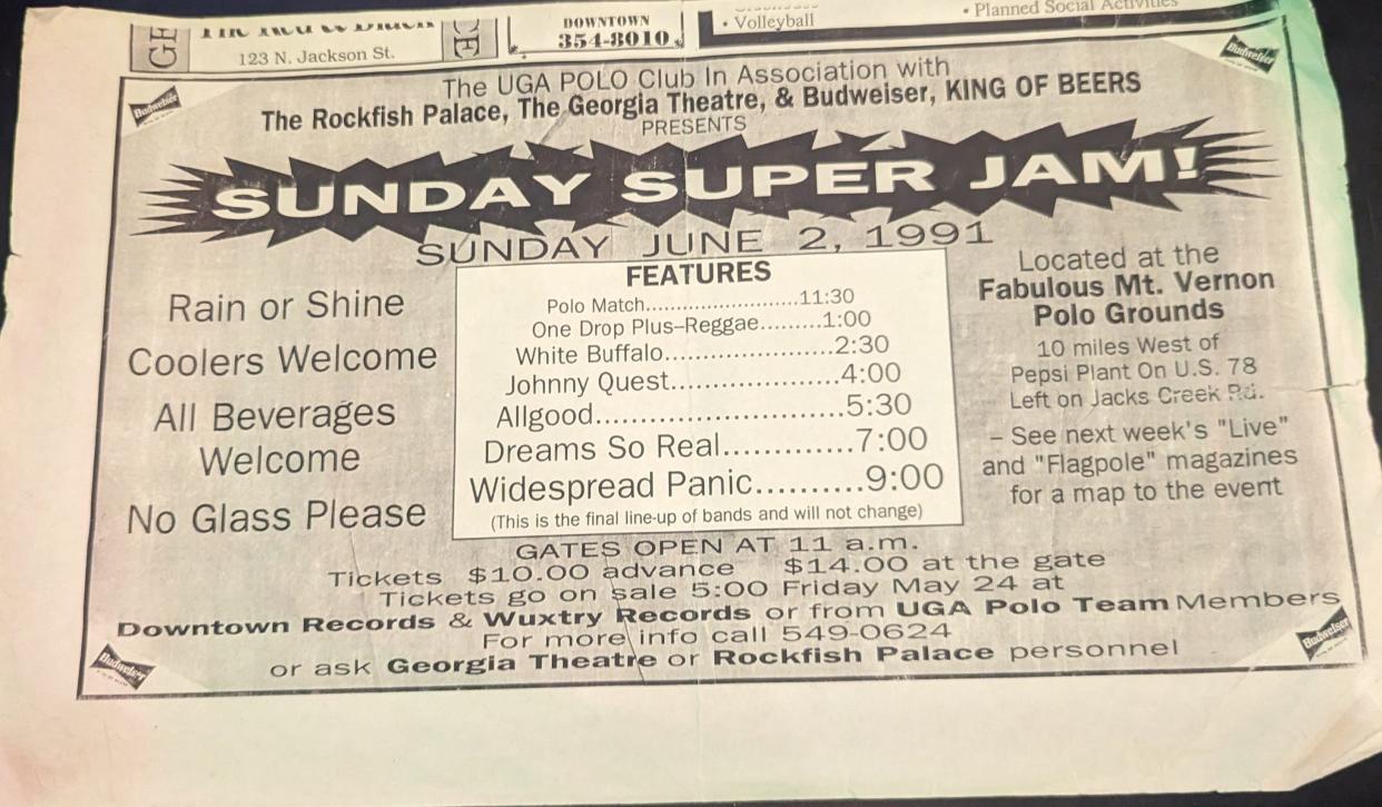 Super Jam IV happened in 1994, thirty years ago. It is the last Super Jam. Here's a flyer from the first Super Jam in 1991.