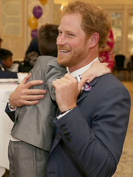 Prince Harry at teh WellChild Awards in 2016