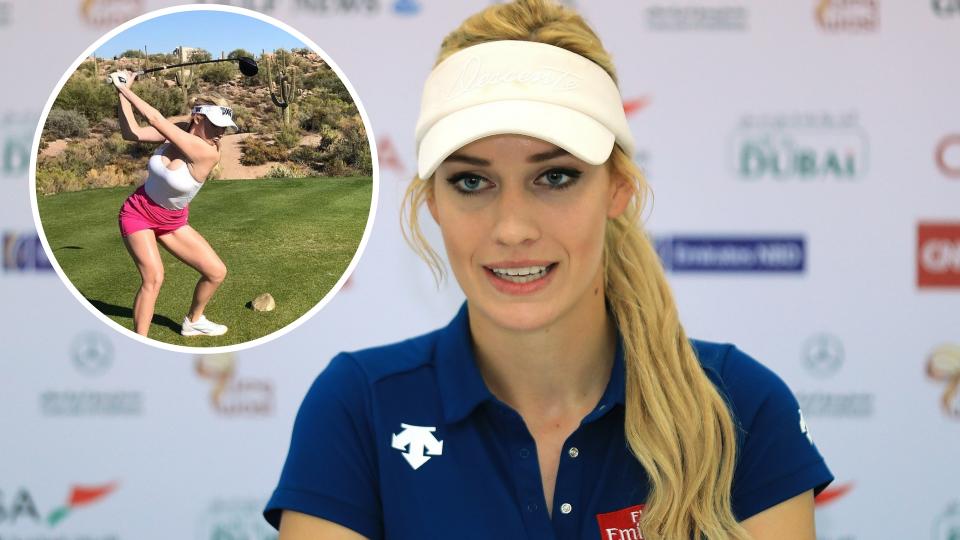 Golfer Paige Spiranac claims she received death threats ‘because of her cleavage’ at 2015 Dubai Masters