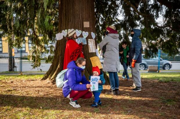 Residents of the City of North Vancouver rallied around the cedar tree in March. Over 23,000 people signed a petition to save the tree.