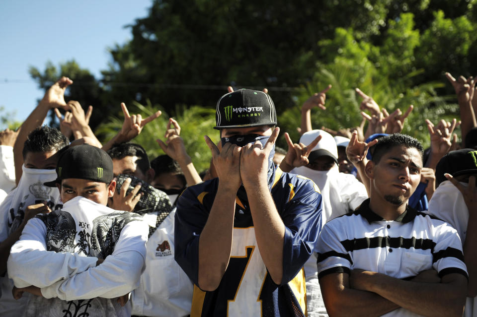 The MS-13 gang poses a significant risk to residents of El Salvador. (Photo: Jose Cabezas/AFP via Getty Images)