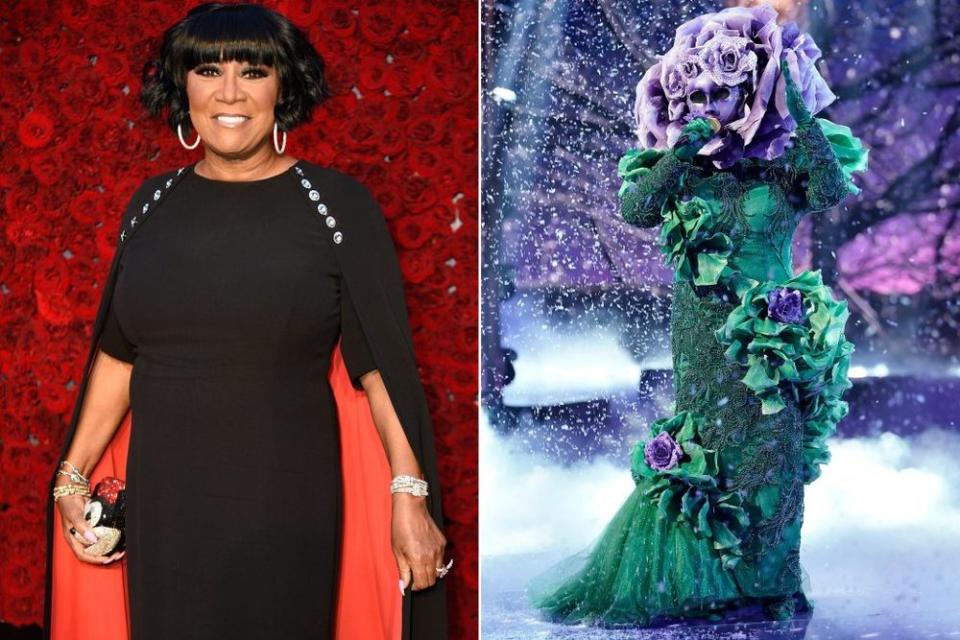 Patti LaBelle as the Flower on The Masked Singer. | Paul R. Giunta/Getty; Michael Becker / FOX