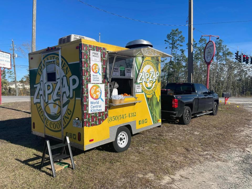 World Central Kitchen, a nonprofit dedicated to bringing free meals to people affected by disasters, has set up two locations in Bay County. after the tornado devastated the region on Tuesday, Jan. 9, 2024.