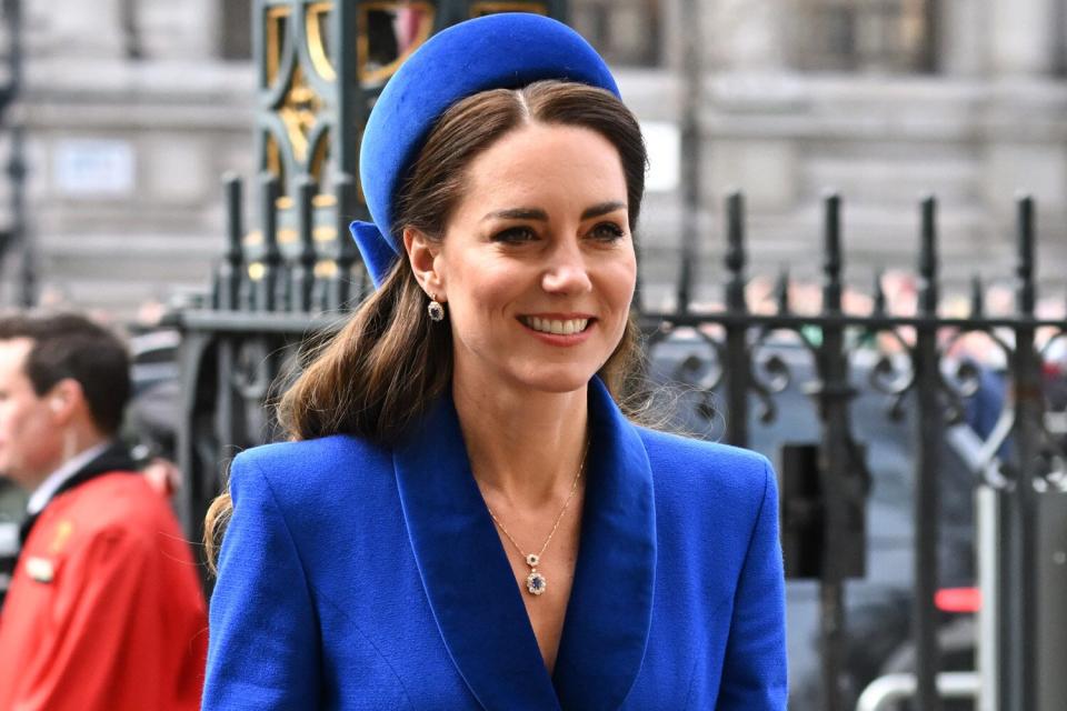 Catherine, Duchess of Cambridge attends the Commonwealth Day Service at Westminster Abbey