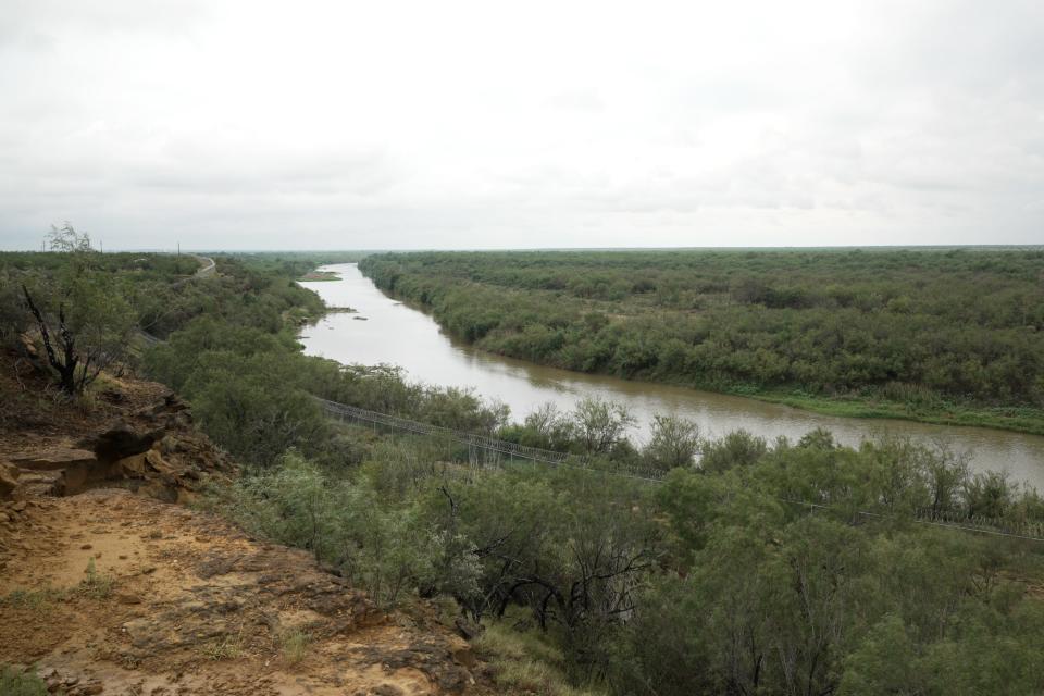 The Rio Grande outside of Laredo, May 2024.