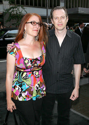 Steve Buscemi with Jo Andres at the New York premiere of Dreamworks' The Island