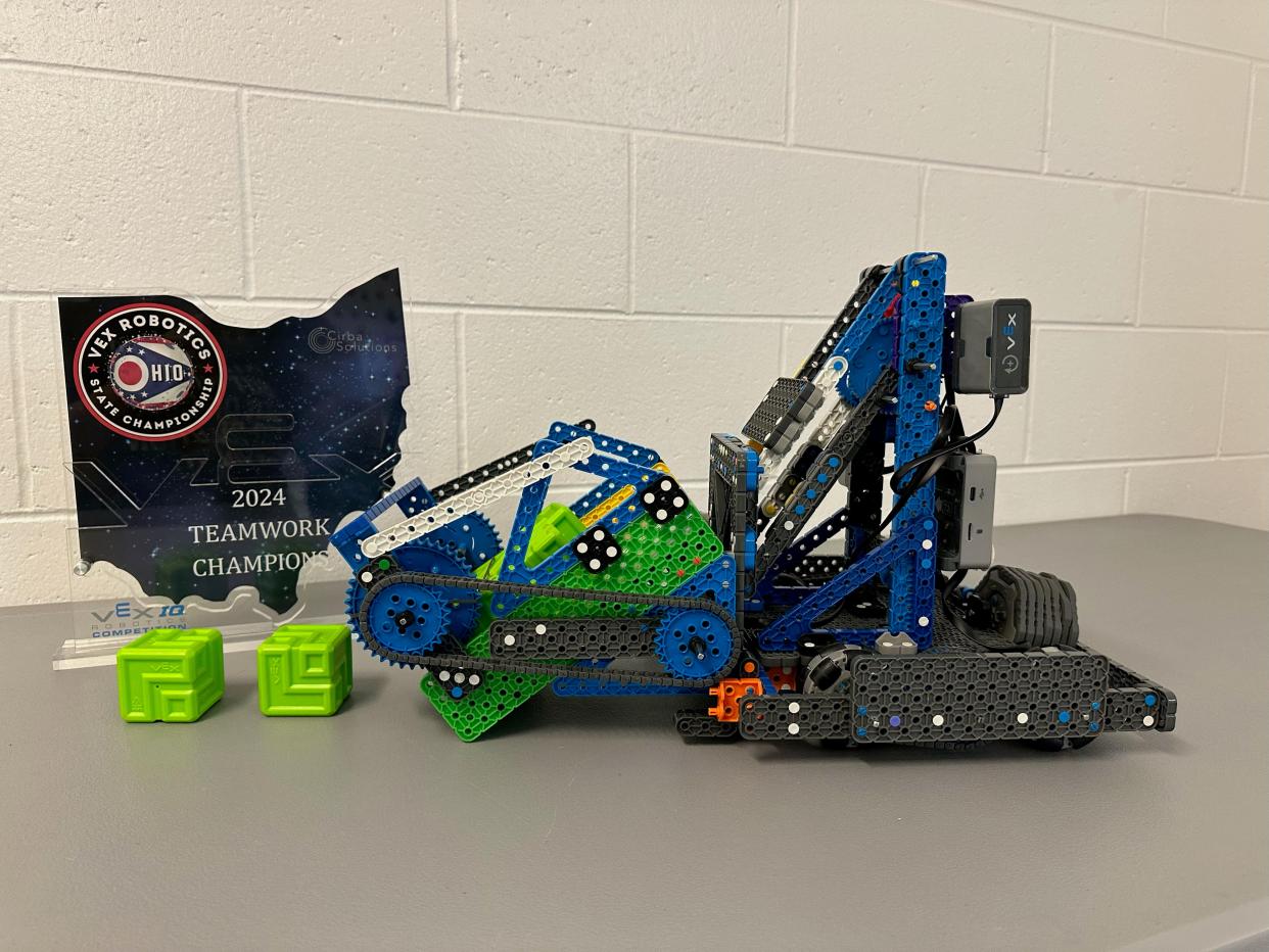 Team Flying Squirrels, like other qualifying teams, has spent an entire year building its robot and then qualifying at the local, state, and finally worlds to get to this point.