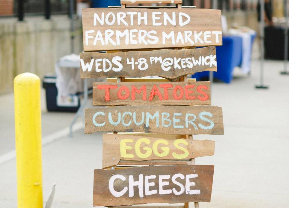 At the North End Farmers Market, visitors will find a variety of vendors offering meat and produce, artisan foods and handmade products.