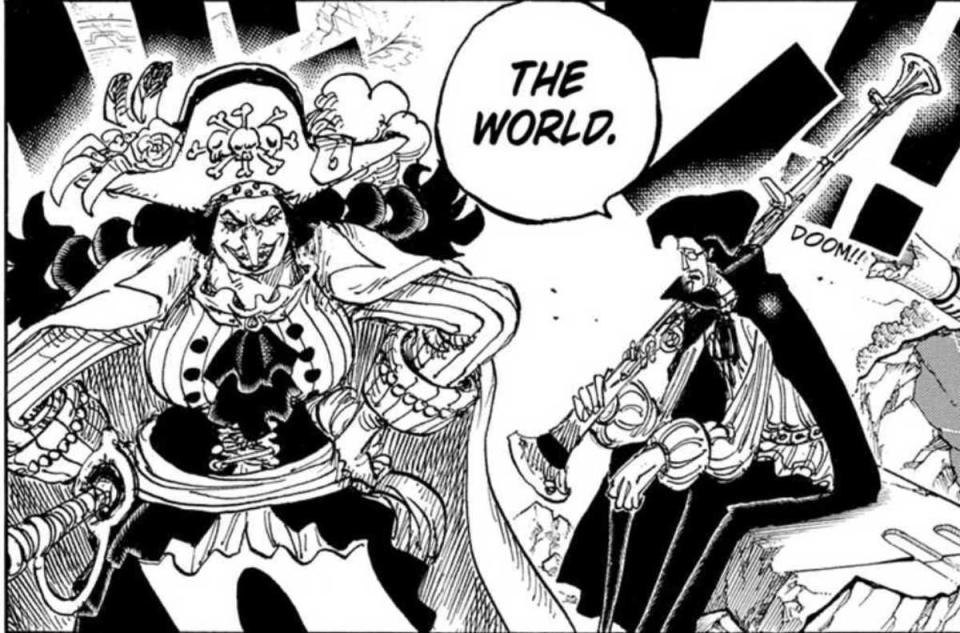 The first time in One Piece such a threat has felt credible.<p>Eiichiro Oda, Shonen Jump, Shueisha</p>