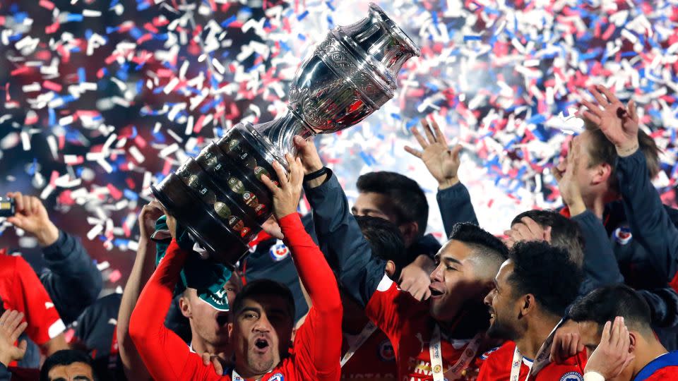 Host Chile won its first Copa America in 2015 after Brazil was relieved of hosting duties. - Henry Romero/Reuters