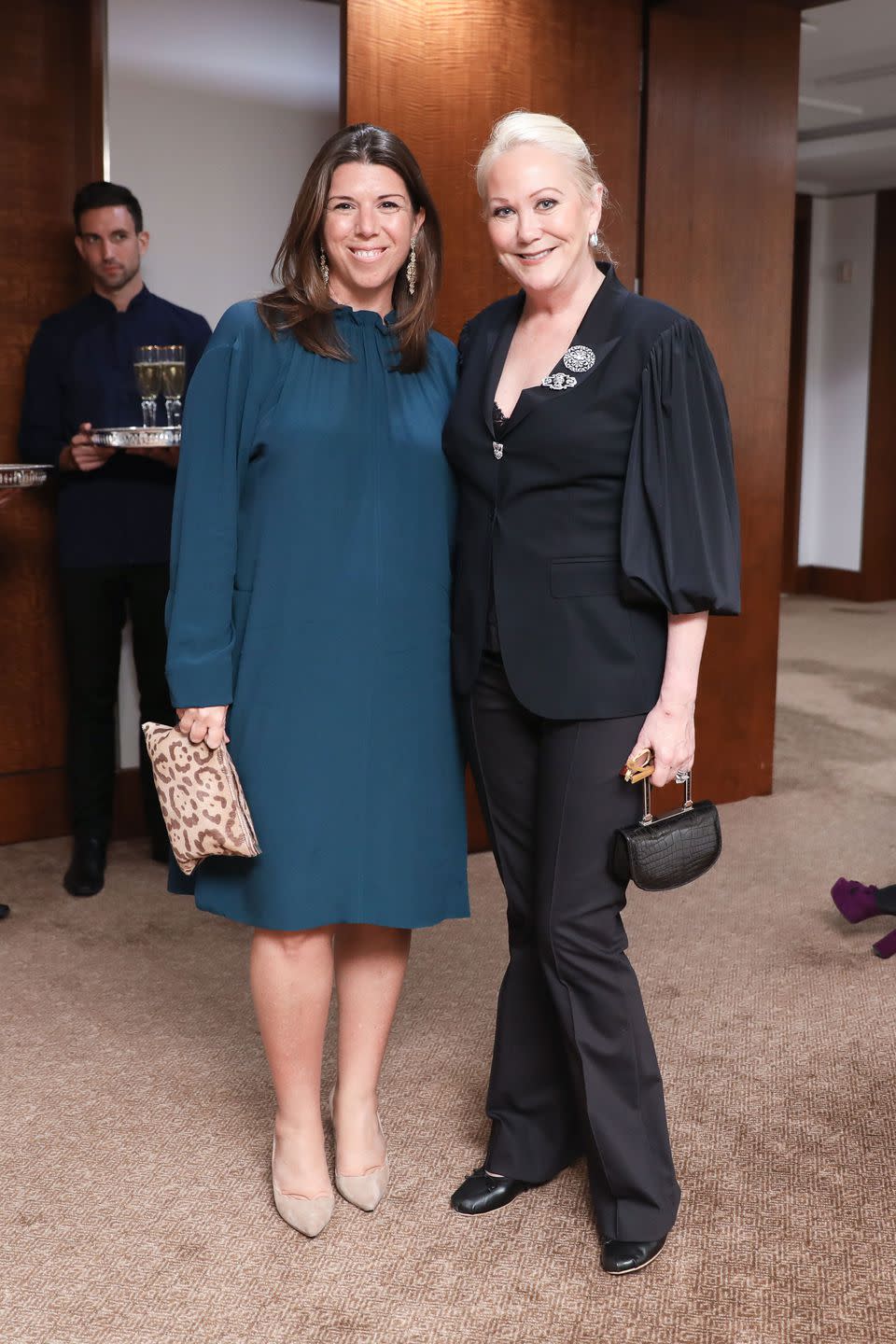 Town & Country Editor-in-Chief Stellene Volandes and Nina Griscom