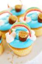 <p>We know these cupcakes might look difficult to make, but all you need is white and blue frosting, AirHeads, and a Rolo.</p><p><strong>Get the recipe at <a href="http://www.skiptomylou.org/rainbow-cupcakes-st-patrick/" rel="nofollow noopener" target="_blank" data-ylk="slk:Skip to My Lou;elm:context_link;itc:0;sec:content-canvas" class="link ">Skip to My Lou</a>.</strong> </p>