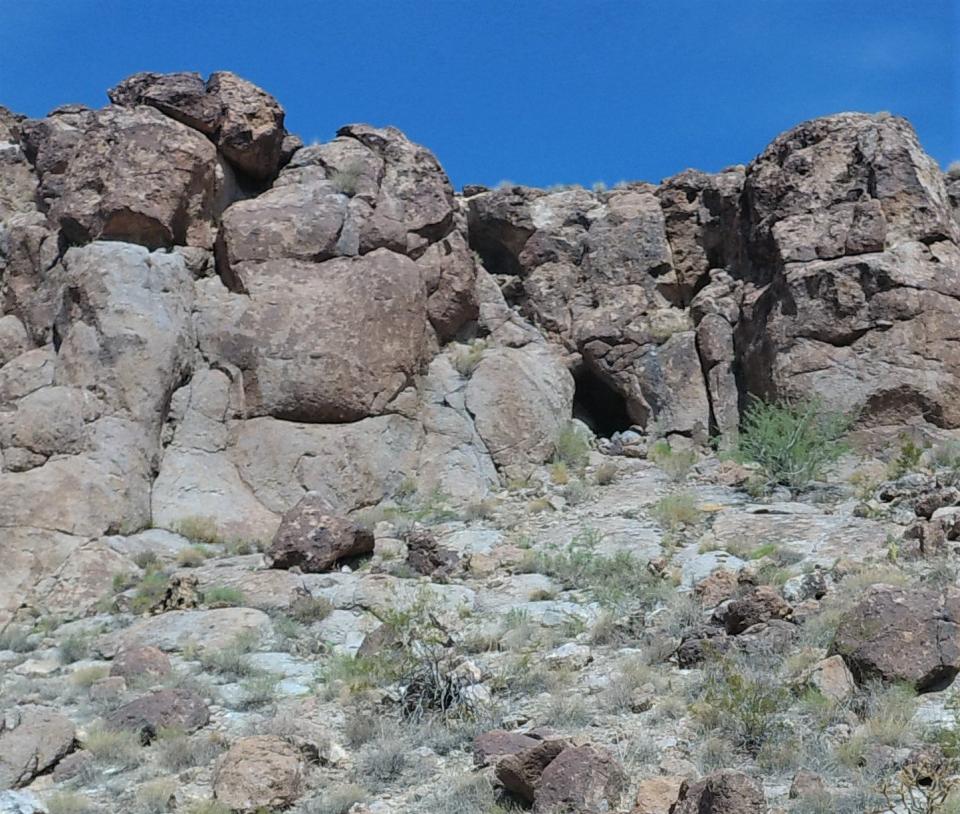 Spooky caves abound in canyon territory.