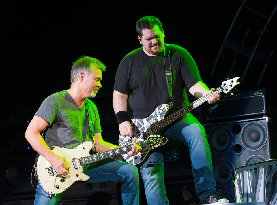 Van Halen perform at Perfect Vodka Amphitheatre in West Palm Beach, FL (Michele Sandberg / Corbis via Getty Images)