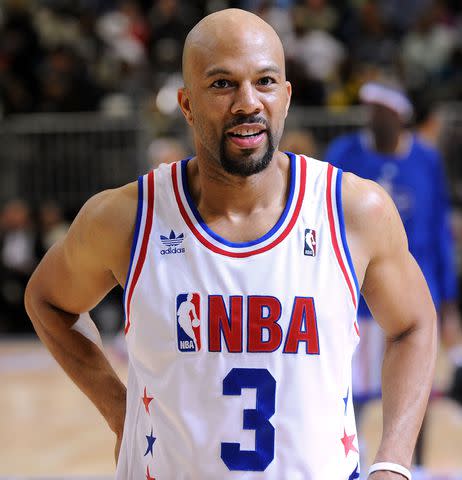 <p>Jason Merritt/Getty Images</p> Common at the NBA All-Star celebrity game in February 2010