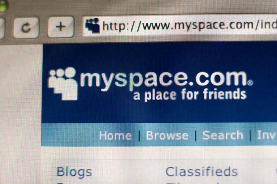 myspace home page