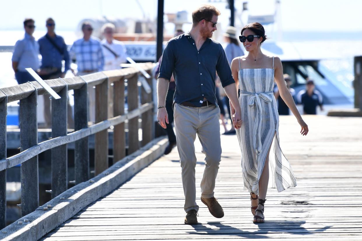 Harry and Meghan are currently on their royal tour of Australia (Getty)