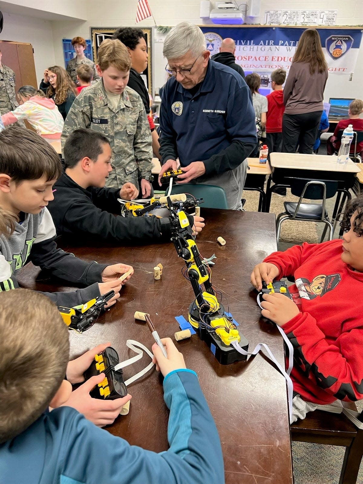 Prairie Elementary School in Adrian will partner with the Adrian Civil Air Patrol Squadron on Thursday, May 2, on the Aerospace Connections in Education (ACE) program to introduce the elementary students to science, technology, engineering and math (STEM) careers, as well as those careers involving aviation.