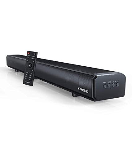 KMOUK TV Soundbar with dual subwoofers for PC/Home Theater