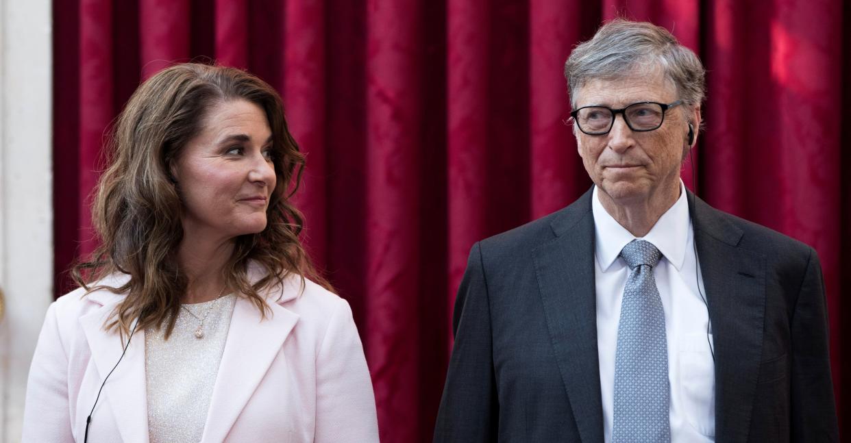 Philanthropists Melinda and Bill Gates have pledged a massive sum toward women's empowerment worldwide. This file photo of the couple was taken at the Elysee Palace in Paris, France on April 21, 2017. (Photo: POOL New / Reuters)