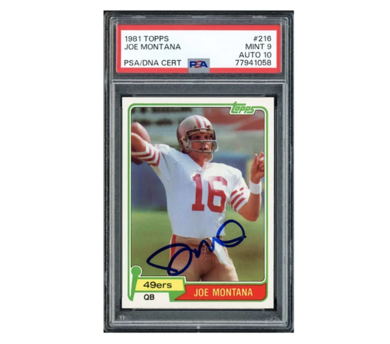 Joe Montana Football Rookie Card