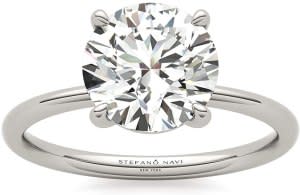 Stefano Navi 1 Carat Round Solitaire Diamond Ring