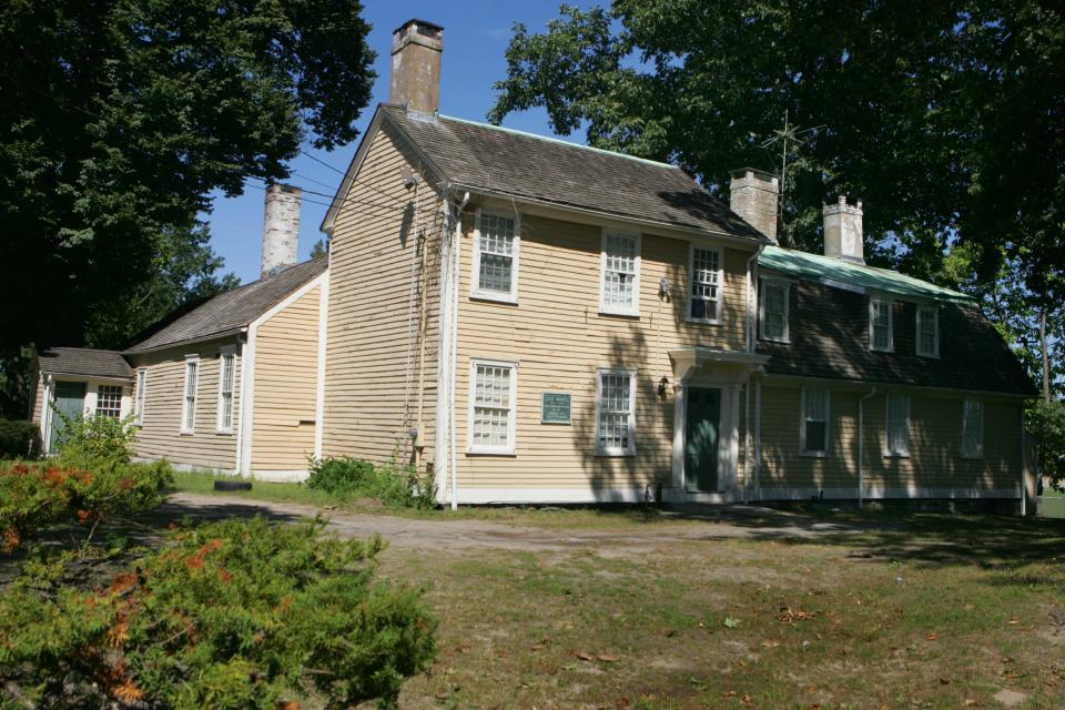 A 2010 file photo of the Esek Hopkins Homestead at 97 Admiral St. in Providence, built in 1756 by the first commander of the U.S. Navy.