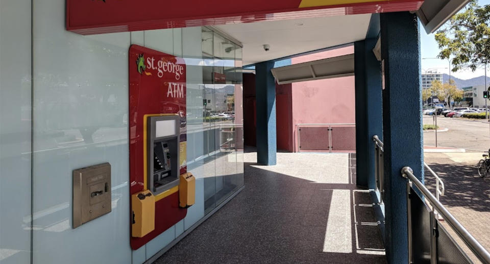 The St George ATM on Aplin Street in Cairns