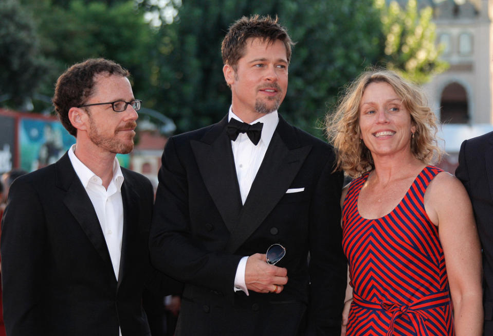 Venice Film Festival 2008 Burn After Reading Premiere Ethan Coen Brad Pitt Frances McDormand