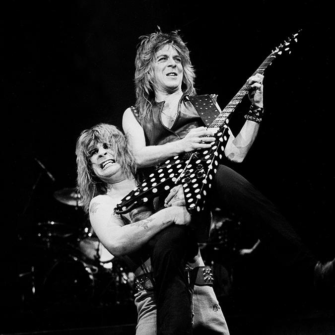 Ozzy Osbourne and Randy Rhoads