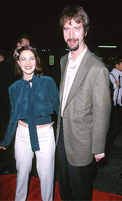 Drew Barrymore and Tom Green at the Mann's Chinese Theater premiere of Columbia's Charlie's Angels