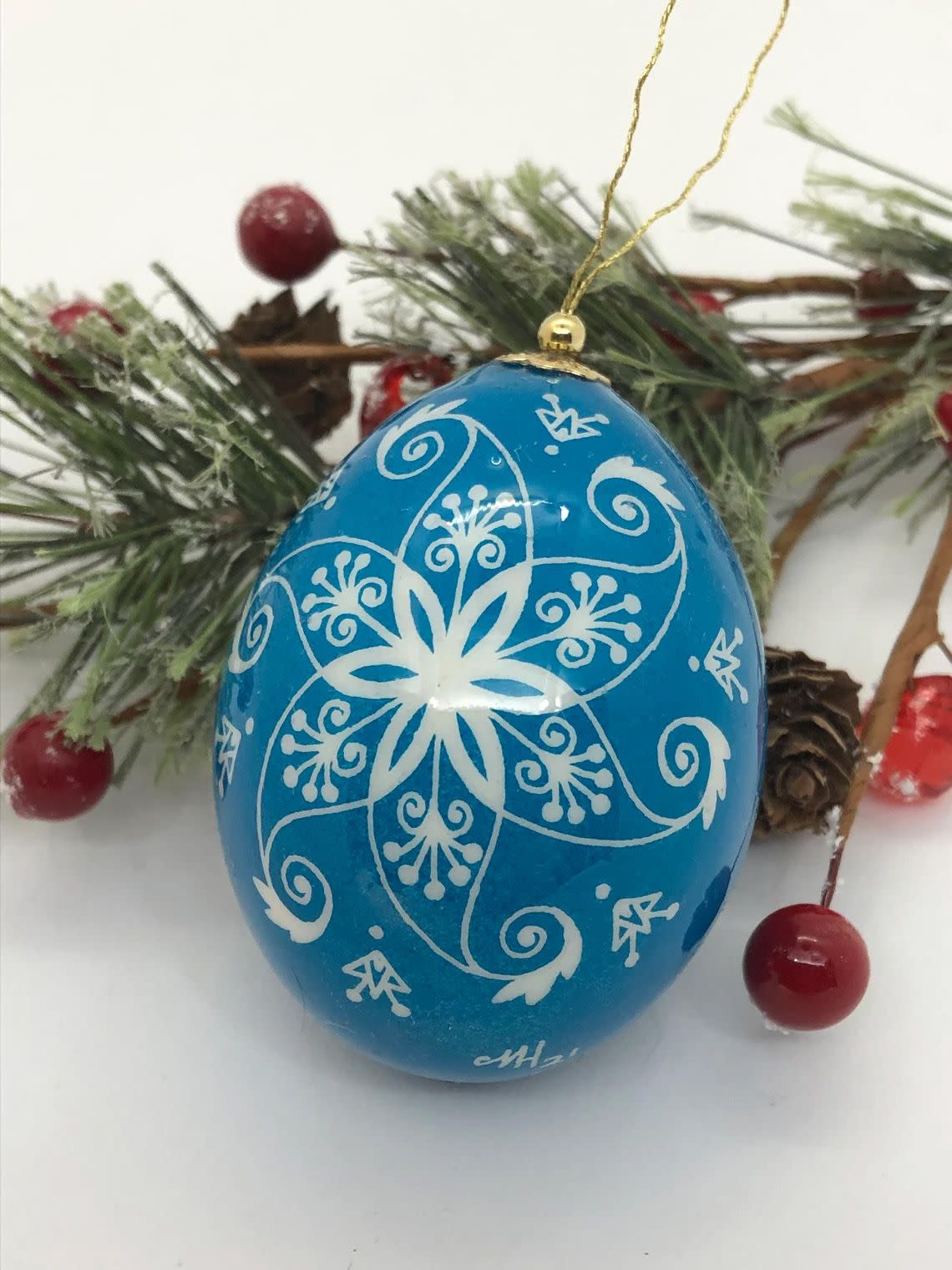 Pysanka Egg Ornament