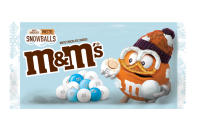 <p>The newest M&M's flavor combines a white chocolate shell with a pretzel-filled center that makes up the <a href="https://www.mms.com/en-us/mms-white-chocolate-pretzel-snowballs-holiday-candy/p/wc-snowball?gclid=Cj0KCQiA15yNBhDTARIsAGnwe0VjTETXAzTGs3UNWK_A-8VR_UYPv6nKqh1X2P7rWhtIl65NjRw7YxAaAuhGEALw_wcB&gclsrc=aw.ds" rel="nofollow noopener" target="_blank" data-ylk="slk:M&M'S White Chocolate Pretzel Snowballs;elm:context_link;itc:0;sec:content-canvas" class="link ">M&M'S White Chocolate Pretzel Snowballs</a>. These limited-edition candies are sweet, savory and perfectly festive. </p>