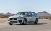 <p>Broad shouldered with sharp speed lines and longitudinal-engine proportions, the V60 is another affirmation of Volvo's current design language. But the engine actually rides parallel to the front axle on the brand's Scalable Product Architecture, which the V60 shares with <a rel="nofollow noopener" href="https://www.caranddriver.com/volvo/s60" target="_blank" data-ylk="slk:the S60 sedan;elm:context_link;itc:0;sec:content-canvas" class="link ">the S60 sedan</a> and <a rel="nofollow noopener" href="https://www.caranddriver.com/volvo/v90" target="_blank" data-ylk="slk:the larger V90 wagon;elm:context_link;itc:0;sec:content-canvas" class="link ">the larger V90 wagon</a> as well as Volvo's popular XC60 and XC90 SUVs.</p>