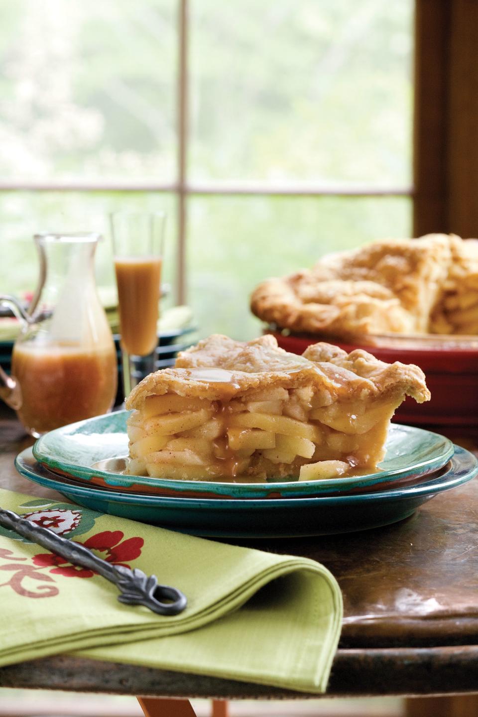 Double Apple Pie with Cornmeal Crust