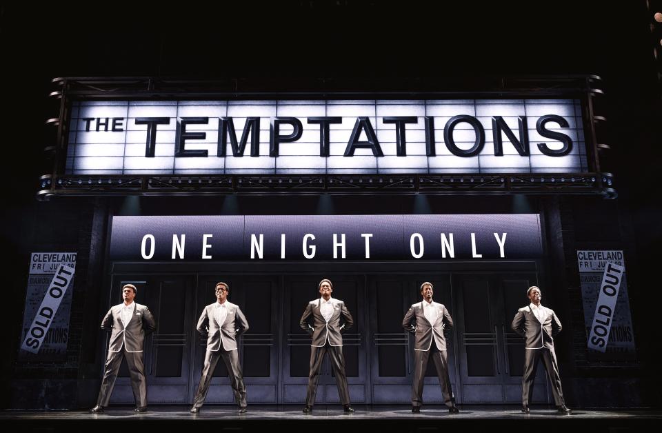 A scene from the Broadway musical “Ain’t Too Proud – The Life and times of The Temptations.”