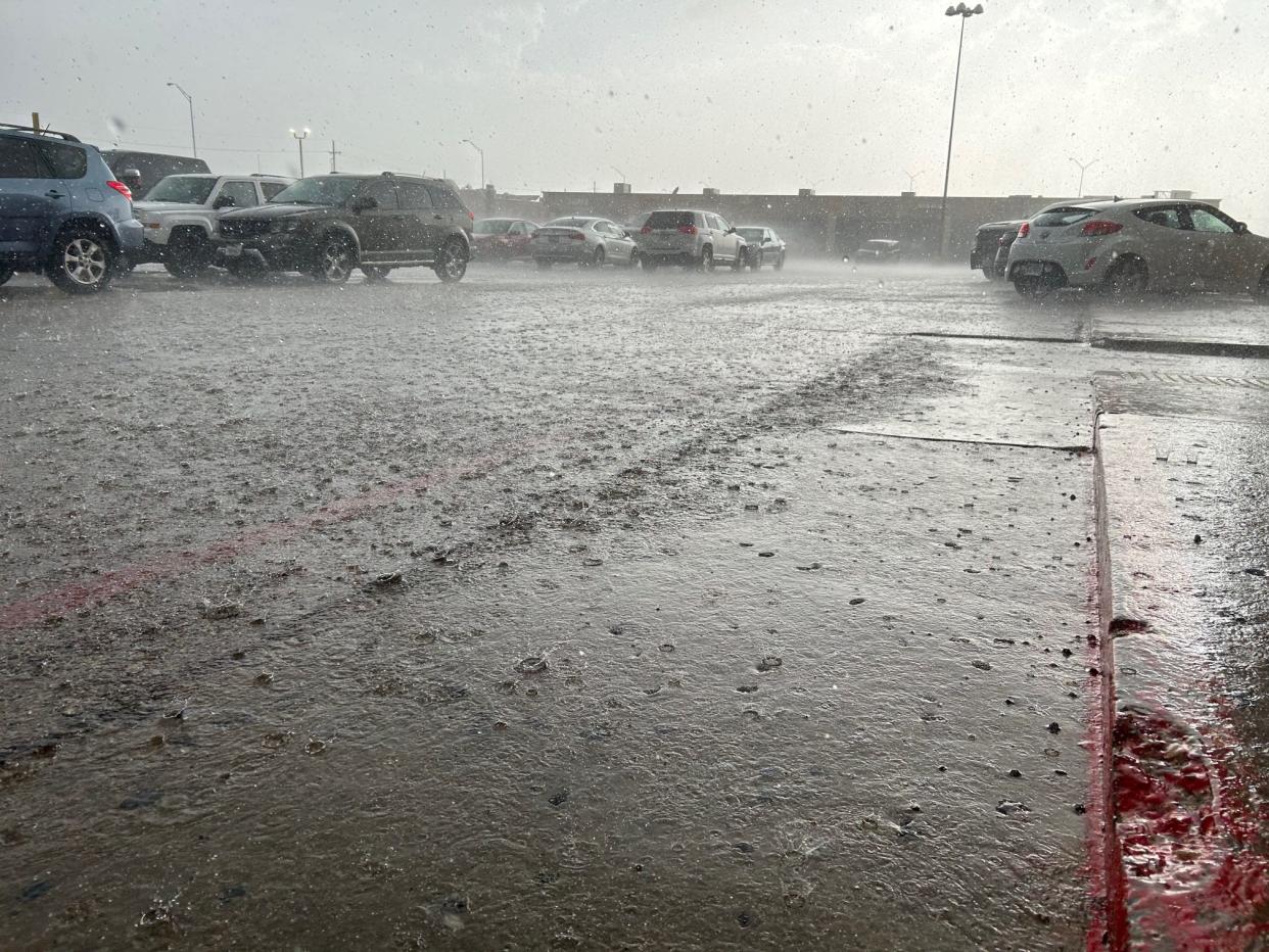A line of severe thunderstorms moved through Lubbock and the South Plains early evening on Wednesday, May 1, bringing heavy rain, strong winds and causing power outages.