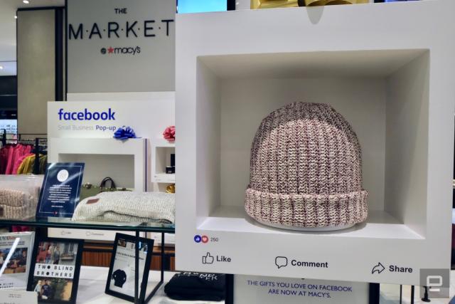Facebook launches holiday pop-up stores in Macy's to promote digital-native  SMBs