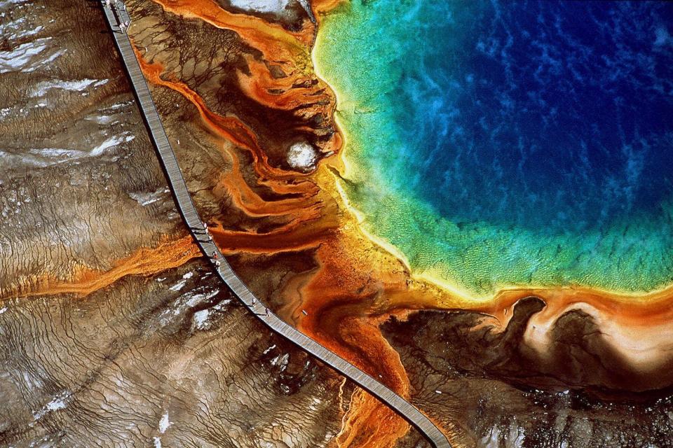 Grand Prismatic Spring in Yellowstone National Park