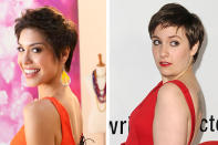 The pixie cut has been getting a lot of raves this year and Anne Hathaway may be the hairstyle’s top contender. But we just love how Style Factor host Nikki Muller rocks this look so confidently. Read her musings on why short hair is better <a href="http://ph.omg.yahoo.com/blogs/ph-stylefactor/short-hair-better-045958760.html" data-ylk="slk:here;elm:context_link;itc:0;sec:content-canvas;outcm:mb_qualified_link;_E:mb_qualified_link;ct:story;" class="link  yahoo-link">here</a>. Recently, "Girls" creator and star Lena Dunham let go of her locks to sport this ‘do as well.