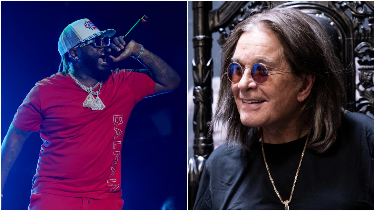  T-Pain and Ozzy Osbourne. 