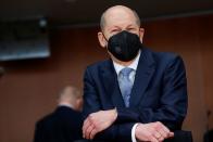 German Finance Minister Scholz testifies before a parliament committee, in Berlin