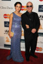 BEVERLY HILLS, CA - FEBRUARY 11: Victoria Shaffer and musician Paul Shaffer arrive at Clive Davis and the Recording Academy's 2012 Pre-GRAMMY Gala and Salute to Industry Icons Honoring Richard Branson held at The Beverly Hilton Hotel on February 11, 2012 in Beverly Hills, California. (Photo by Kevin Winter/Getty Images)