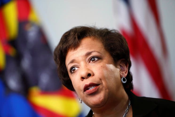 U.S. Attorney General Loretta Lynch (Photo: Nancy Wiechec/Reuters)