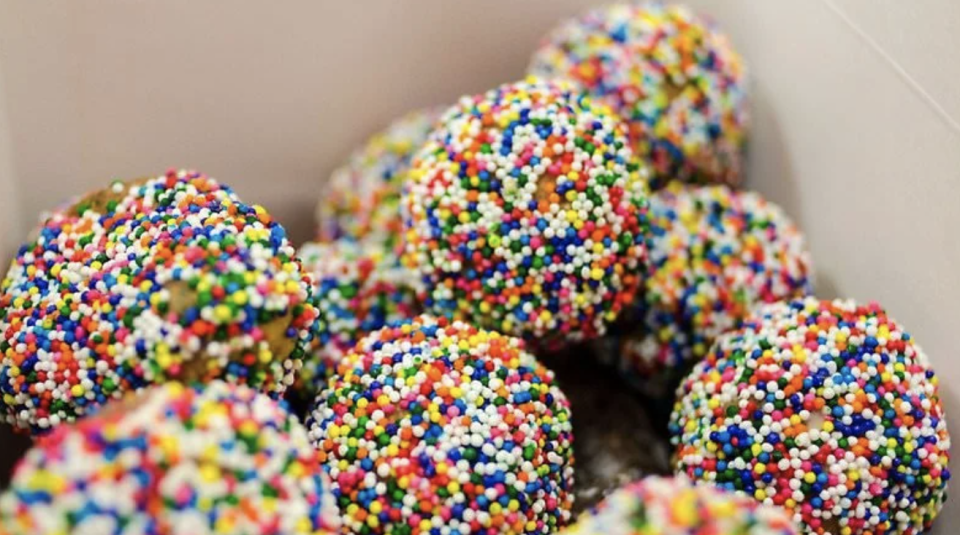 sprinkled donuts