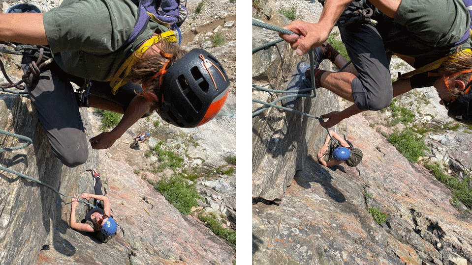 Climbing the mountain with Exum’s Michael Gardner as a guide - Credit: Bittany Mumma