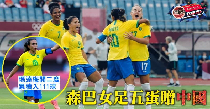 2020東京奧運, 女子足球, 足球, 中國, 巴西