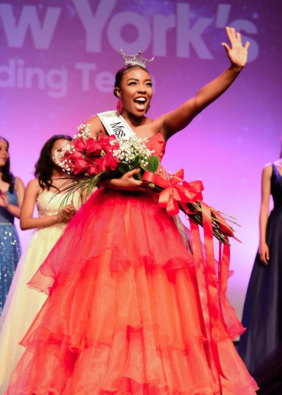 Dajania James, 17, of Rochester was crowned Miss New York's Outstanding Teen 2022 on May 29, 2022.