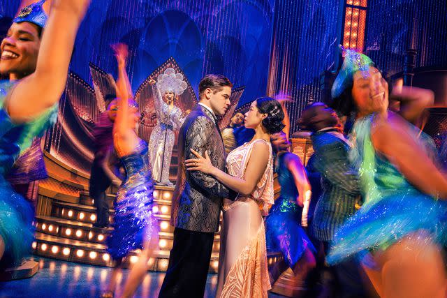 <p>Matthew Murphy and Evan Zimmerman</p> Jeremy Jordan and Eva Noblezada in 'The Great Gatsby'